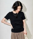 コットンモダール クルーネック Tシャツ 6色展開 S/M