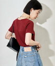 コットンモダール クルーネック Tシャツ 6色展開 S/M