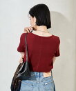 コットンモダール クルーネック Tシャツ 6色展開 S/M