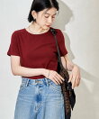 コットンモダール クルーネック Tシャツ 6色展開 S/M