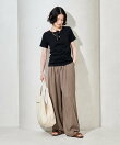 コットンモダール クルーネック Tシャツ 6色展開 S/M