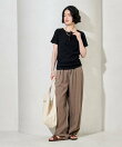 コットンモダール クルーネック Tシャツ 6色展開 S/M