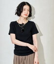 コットンモダール クルーネック Tシャツ 6色展開 S/M