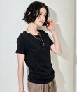 コットンモダール クルーネック Tシャツ 6色展開 S/M