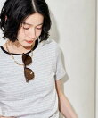 コットンモダール クルーネック Tシャツ 6色展開 S/M