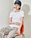 コットンモダール クルーネック Tシャツ 6色展開 S/M