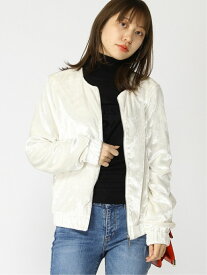 【SALE／70%OFF】GUESS (W)MARIKA BOMBER JACKET ゲス ジャケット・アウター ブルゾン・ジャンパー ホワイト【送料無料】