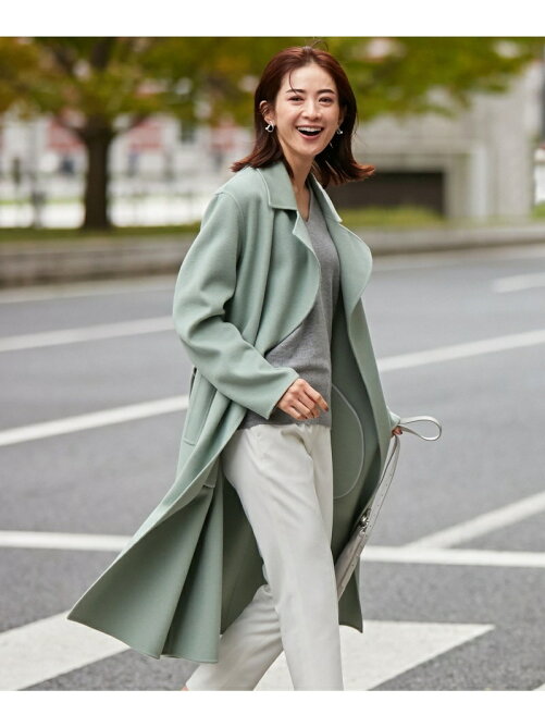 Icb マガジン掲載 Woolrever ベルテッドコート 番号cj25 Rakuten Fashion 楽天ファッション 旧楽天ブランドアベニュー Bw7952