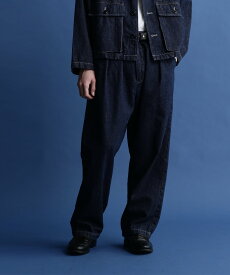 【SALE／40%OFF】Schott NEP DENIM 2 TUCK PANTS/ネップデニム 2タックパンツ ショット パンツ ジーンズ・デニムパンツ ブルー【送料無料】