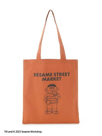 SESAME STREET MARKET スケッチトートバッグ セサミストリートマーケット バッグ エコバッグ・サブバッグ ホワイト イエロー レッド オレンジ ピンク ブルー