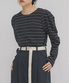 【SALE／50%OFF】KBF 2WAYタックショルダーカーディガン ケービーエフ トップス カーディガン ネイビー グレー