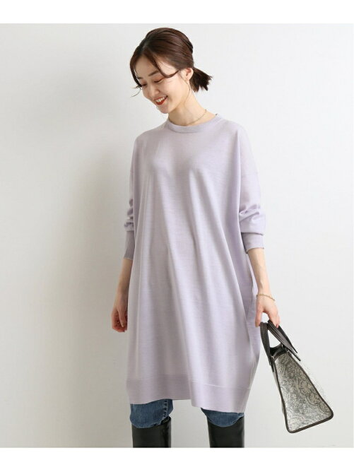 Iena 18ゲージクルーネックチュニックワンピース Rakuten Fashion 楽天ファッション 旧楽天ブランドアベニュー Dk53