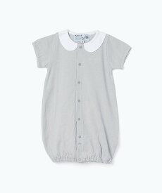 agnes b. ENFANT J000 L GREN ベビー トロンプルイユ 半袖2wayオール アニエスベー マタニティウェア・ベビー用品 ロンパース・カバーオール グレー【送料無料】