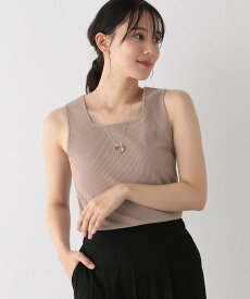 GLOBAL WORK 吉高由里子さん着用/Beauteeスクエアタンク/987150 グローバルワーク トップス カットソー・Tシャツ ホワイト ブラック ブラウン イエロー