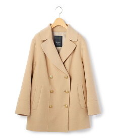 【SALE／55%OFF】KEITH 【Lサイズ】ウールリバーコート キース ジャケット・アウター その他のジャケット・アウター ネイビー ベージュ【送料無料】