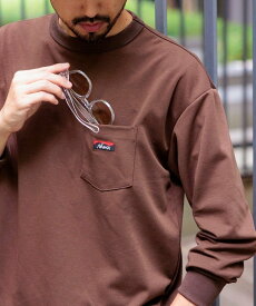 【SALE／15%OFF】NANGA 別注 neo-PRO スピンドル ポケット ロングスリーブTシャツ/日本製/遮熱/UVカット/吸水速乾 25AW フリークスストア トップス カットソー・Tシャツ グレー ブラック ブラウン ホワイト【送料無料】