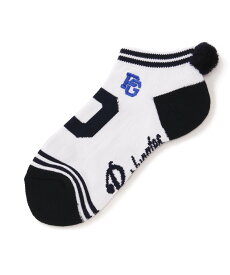 PEARLY GATES Pロゴ梵天付きアンクルソックス (LADIES) パーリーゲイツ 靴下・レッグウェア 靴下 ホワイト グリーン ネイビー