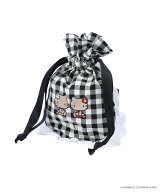 【SALE／30%OFF】MILKFED. MILKFED. x HELLO KITTY SUN-KISSED F2F DRAWSTRING POUCH ミルクフェド アク…