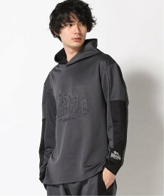 【SALE／30%OFF】LONSDALE LONSDALE/(U)エンボス プルオーバーパーカー グリーンスクエア トップス パーカー・フーディー グレー ブラック