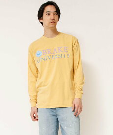 【SALE／30%OFF】Johnbull Johnbull/(M)ロングスリーブT COLLEGE ジョンブルプライベートラボ トップス カットソー・Tシャツ グリーン グレー パープル イエロー【送料無料】