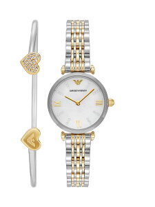 �ySALE�^10%OFF�zEMPORIO ARMANI �G���|���I�E�A���}�[�j �r���v ���f�B�[�X �A�i���O �X�e�����X AR80078SET �E�H�b�`�X�e�[�V�����C���^�[�i�V���i�� �A�N�Z�T���[�E�r���v �r���v�y���������z