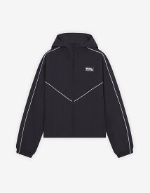 【SALE／45%OFF】Maison Kitsune 【公式】Maison Kitsune TECHNICAL WINDBREAKER メゾン キツネ アーカイブス ジャケット・アウター ブルゾン・ジャンパー ブラック ブルー【送料無料】