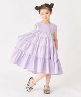 【SALE／25%OFF】ever closet ティアード ワンピース ワンピ スカート 綿100 夏服 女の子 子供 子供服 エ…