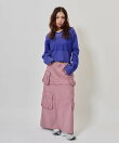 atmos pink Plating Knit Hoodie BLUE