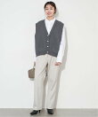 《WEB限定カラーあり/追加》パールニットベスト