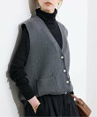 《WEB限定カラーあり/追加》パールニットベスト
