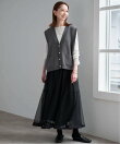 《WEB限定カラーあり/追加》パールニットベスト