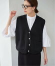 《WEB限定カラーあり/追加》パールニットベスト