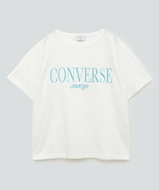 【SALE／50%OFF】CONVERSE TOKYO CONVERSE BIG ロゴTEE コンバーストウキョウ トップス カットソー・Tシャツ ホワイト グレー【送料無料】