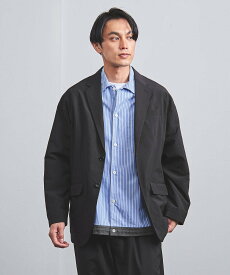 【SALE／70%OFF】UNITED ARROWS ナイロンリップストップ ドロップショルダー 2ボタンジャケット ユナイテッドアローズ アウトレット ジャケット・アウター テーラードジャケット・ブレザー ブラック ベージュ【送料無料】