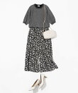 【WEB限定・2SET】シャイニーラメニット*チュールスカート