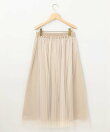 【WEB限定・2SET】シャイニーラメニット*チュールスカート