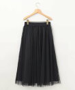 【WEB限定・2SET】シャイニーラメニット*チュールスカート