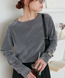 【SALE／75%OFF】Discoat 【リピーター続出!】フロッキーメッシュロングスリーブ《WEB限定カラーあり》 ディスコート トップス カットソー・Tシャツ ブラウン グレー ピンク ホワイト イエロー グリーン ベージュ パープル