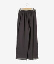 ベルト付きリネンライクワイドパンツ