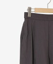 ベルト付きリネンライクワイドパンツ