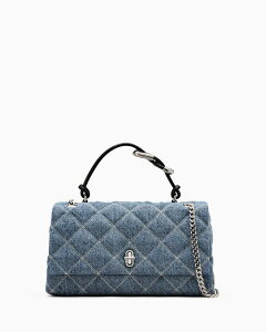 �ySALE�^30%OFF�zMARC JACOBS �y�����zQUILTED DENIM DUAL BAG/�L���e�b�h �f�j�� �f���A�� �o�b�O �V�����_�[ �}�[�N �W�F�C�R�u�X �o�b�O �n���h�o�b�O �l�C�r�[�y���������z
