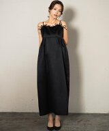 GIRL リボンパフィーボリューム 結婚式 ワンピース パーティードレス オケージョン リバーフィールド ア…