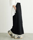 【WEB限定】フロントボタンカットイージーIラインスカート