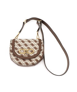 �ySALE�^60%OFF�zGUESS GUESS �N���X�{�f�B�o�b�O (W)FLEET Mini Saddle Crossbody �Q�X �o�b�O �V�����_�[�o�b�O �u���E�� �l�C�r�[�y���������z