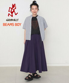 BEAMS BOY GRAMICCI * BEAMS BOY / 別注 リップストップ スカート ビームス ウイメン スカート その他のスカート パープル ベージュ ブラック【送料無料】