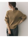 【SALE/40%OFF】DOORS ブークレ切り替えプルオーバー アーバンリサーチドアーズ ニット【RBA_S】【RBA_E】【送料無料】