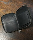Leather zip wallet
