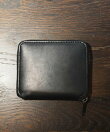 Leather zip wallet