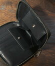 Leather zip wallet