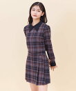 【セットアップ可能】チェックプリーツスカショーパン